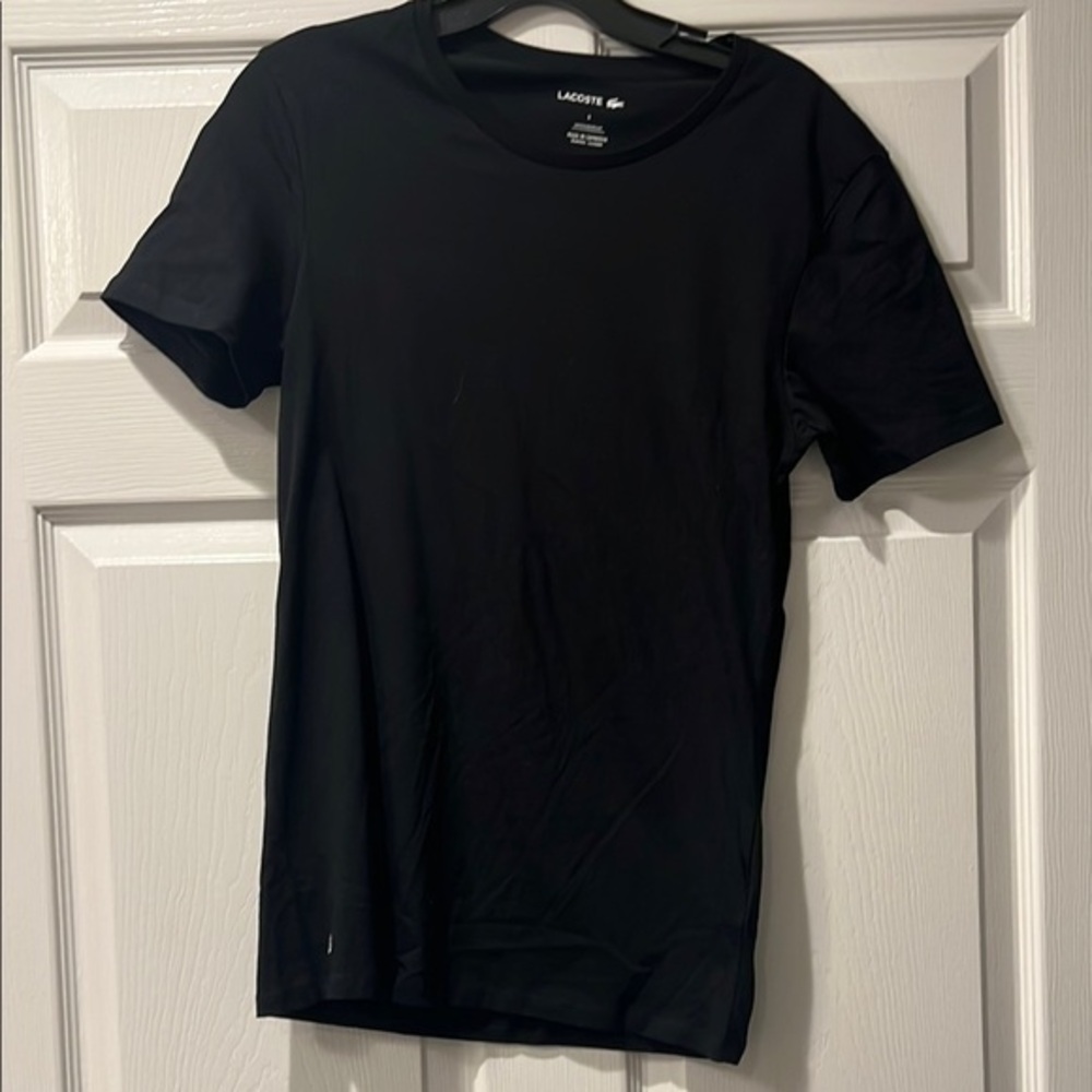 Lacoste Men's Black T-Shirt size S